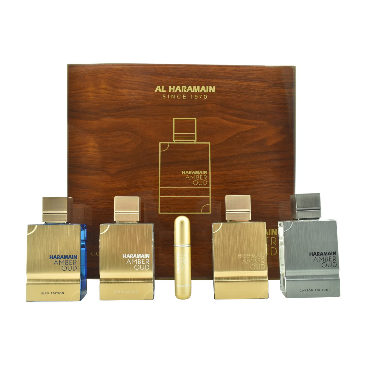 Al Haramain Amber Oud Gift Set 60ml Sprays x4