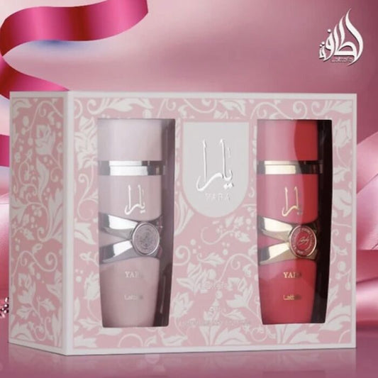 Lattafa Yara Pink and Yara Candy 2-Piece Gift Set
